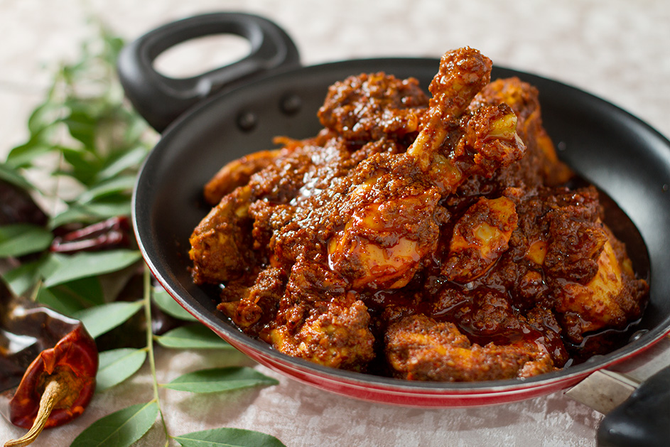 Telangana ghee roast chicken